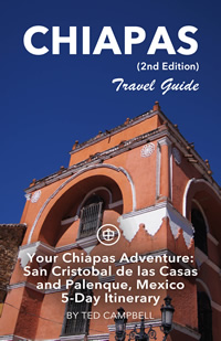 Book cover on Chiapas, Mexico.