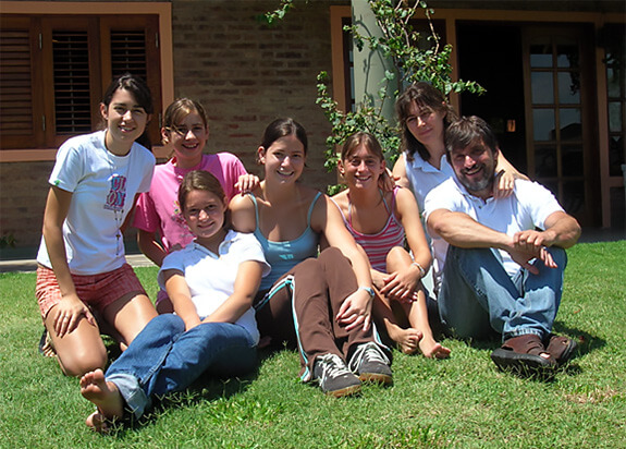 Author's host family in Cordoba.