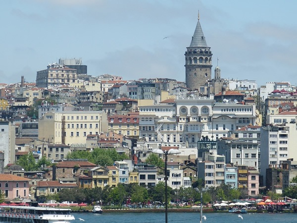 The old town and the Galata