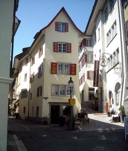 Old Town Baden, Switzerland.