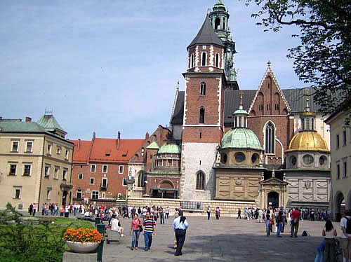 Downtown Krakow, Poland.