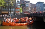 King's Day in Amsterdam.