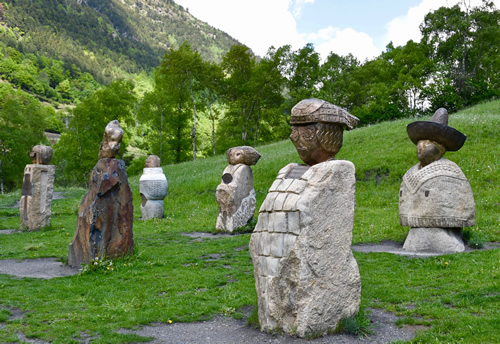 Land Art in the Ordino Valley.