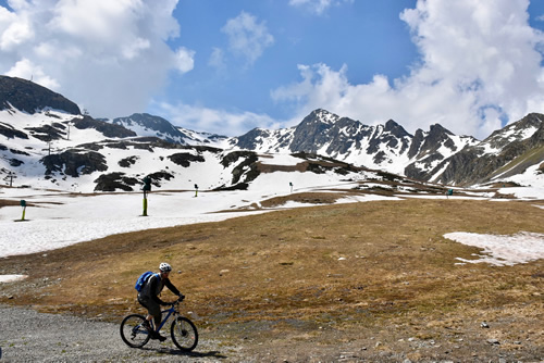 Cycling around El Serrat, Andorra.