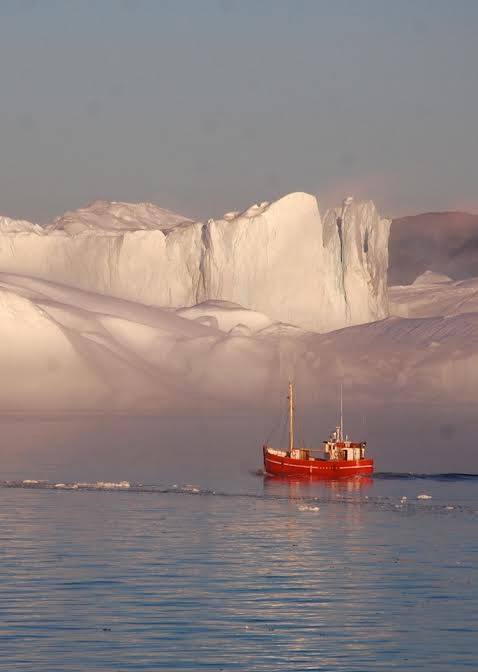A fishing boat in Greenland.
