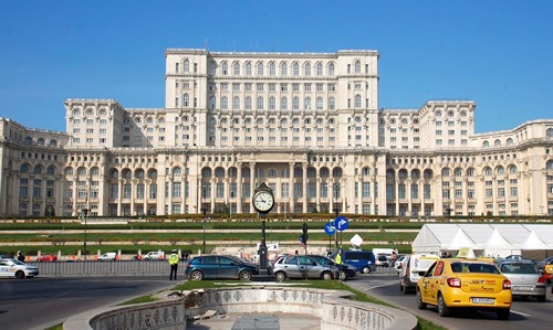 Parliament Palace in Bucharest.