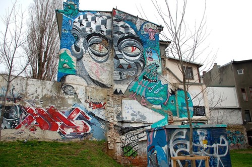 Street art in Bucharest.
