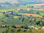 Cultural travel abroad in the countryside of Italy.