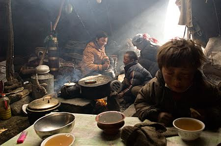 Locals in Tibet.