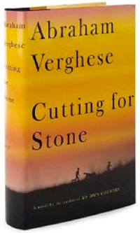 Verghese: Cutting the Stone book cover.