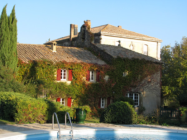 Budget accommodations in Europe often include budget rentals such as this one near Avignon, France.
