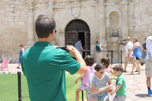 Travel safety as a family with your children involves being a bit more discrete than walking around holding a camera.