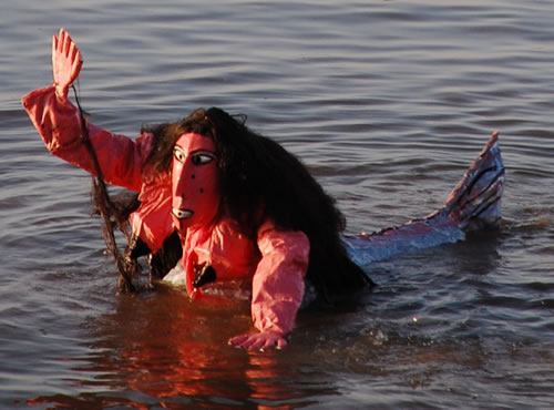 Festival on the Niger: A mermaid.