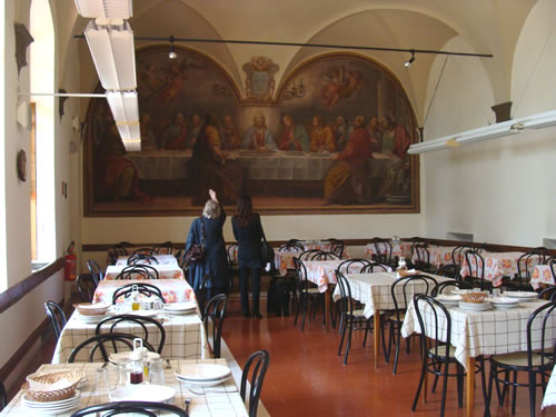 Dining room for boarders at Santa Maria degli Angioli.
