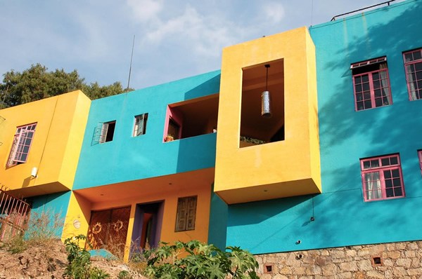 A house in Louis Barragán style in Guanajuato.