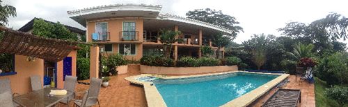 House-sitting at a luxurious Panamanian paradise with a swimming pool.
