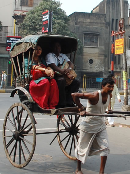 Kolkata rickshaws.