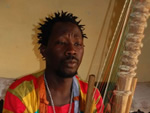Griot Kora in the Gambia.