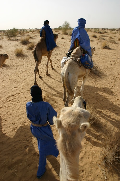 Riding with the Tuareg, 'Blue Men'.
