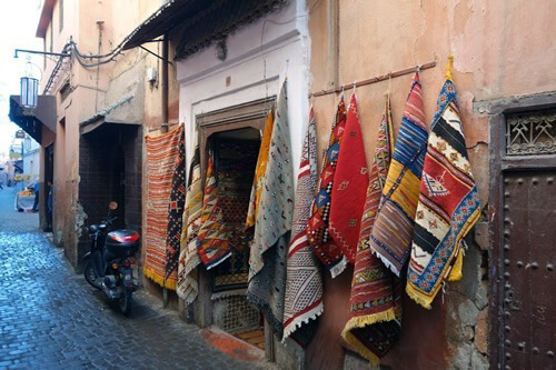 A Marrakesh street store.