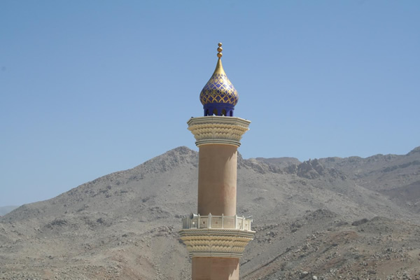 Minaret of the mosque at Nizwa.