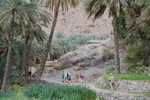 Trekking in Oman.