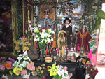 An altar to San Simon in Guatemala.