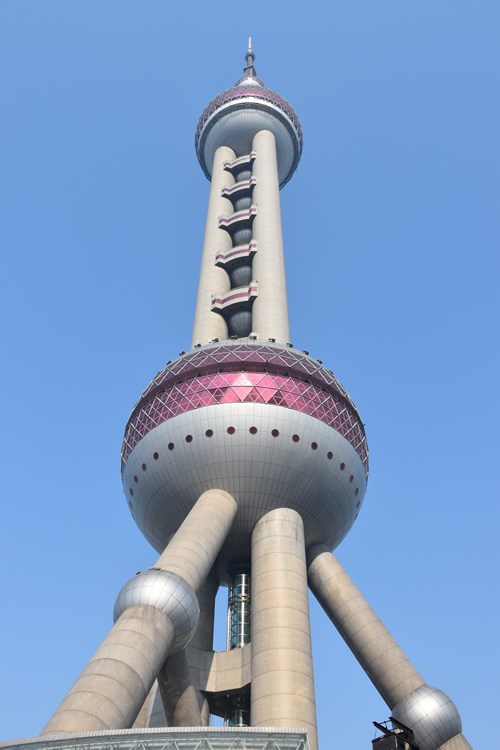 The Oriental Pearl TV Tower, housing the Shanghai History Museum.
