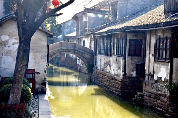 The water town of Zhouzhuang.