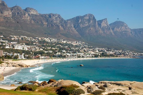 Coastal towns near Cape Town.