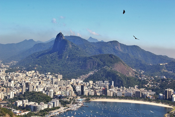 Rio de Janeiro skyline.