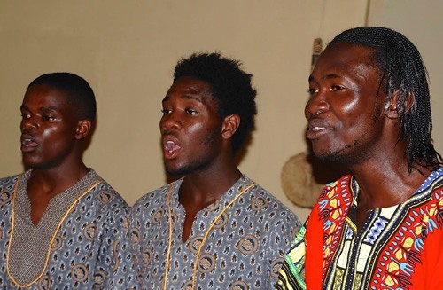Singing group in Mondesa, Namibia.
