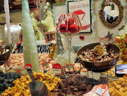 No lack of temptations at the Montreux Christmas Market.