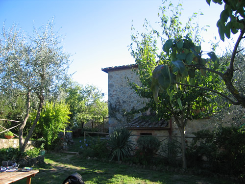 Budget farmstays are available across Europe, here in Italy on beautiful lush grounds.