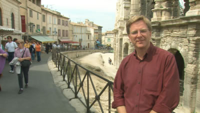 Rick Steves in Arles, France.