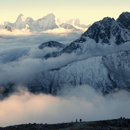 Mount Everest view from Gokyo Ri, Nepal.