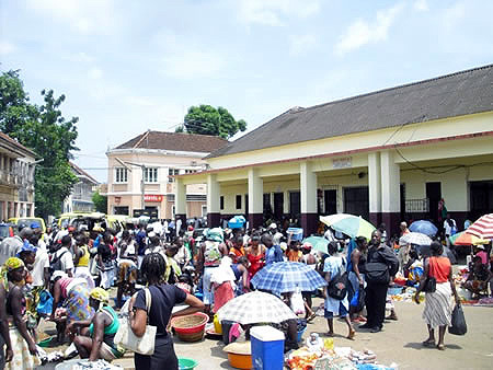 Sao Tome Market.