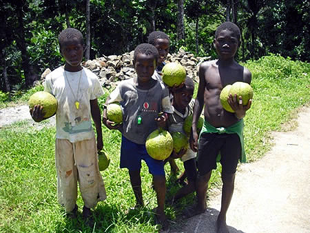 Children in Sao Tome.