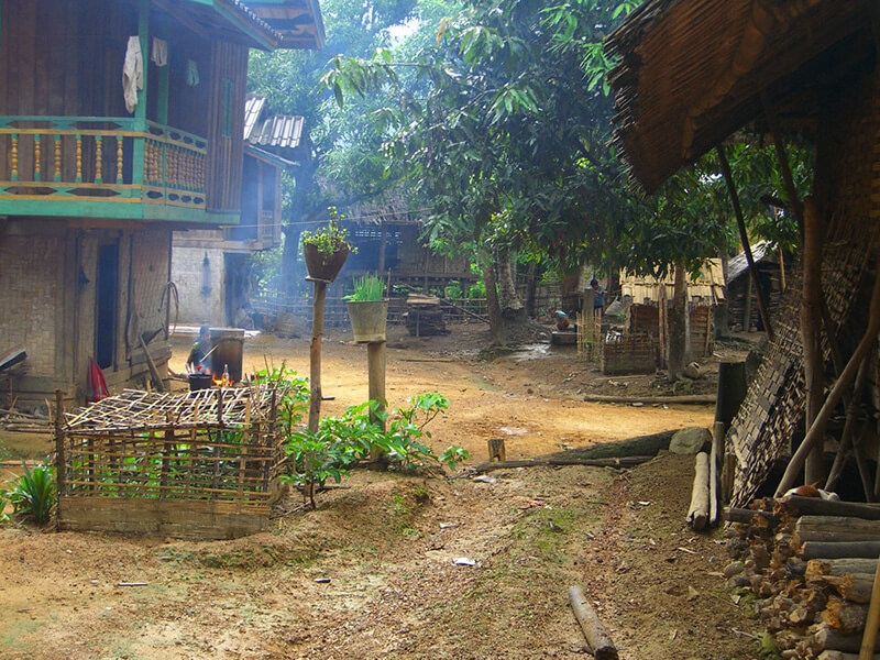 Village of Ban An in Laos.