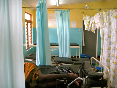 Maternity ward in Malawi hospital.