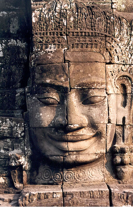 Statue at Angkor Wat, Cambodia.