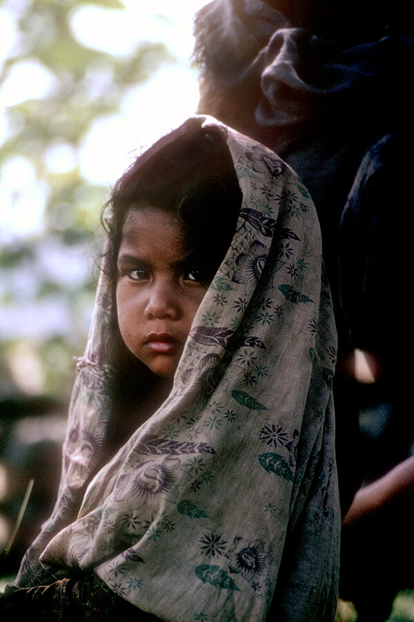 A Tibetan child in Nepal