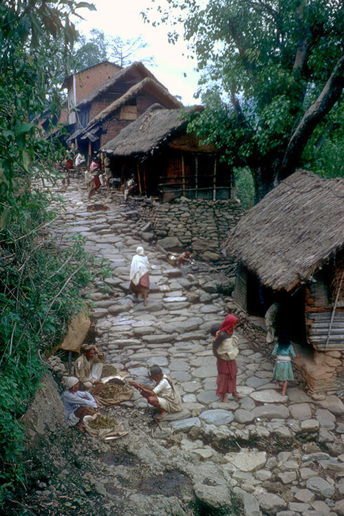 A Pokhara village in Nepal.