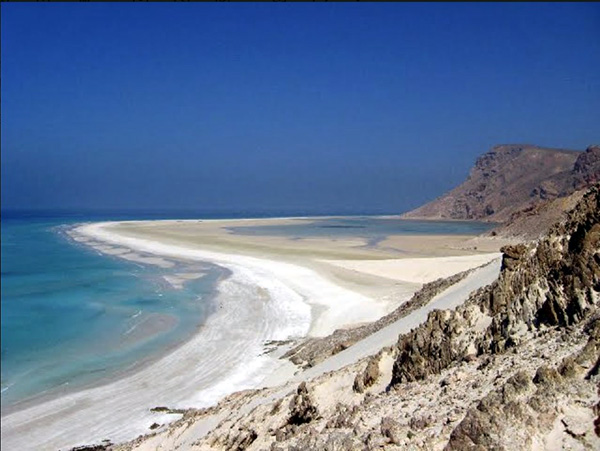 Qalansiya beach on Socotra island in Yemen.