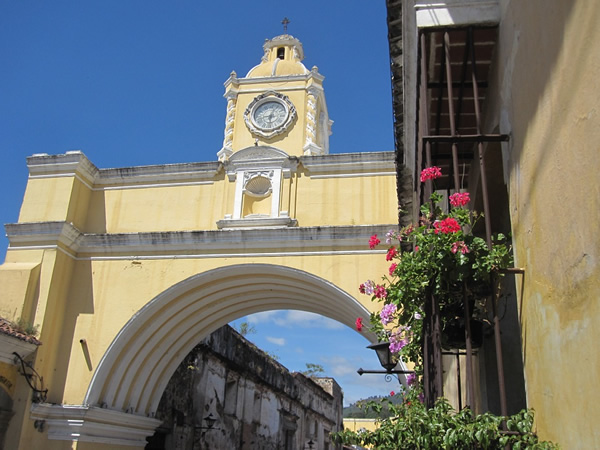 Visit the beautiful town of Antigua, Guatemala.