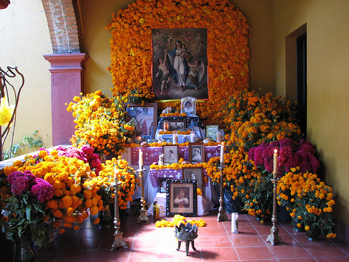 Altar at Oaxaca Day of Dead