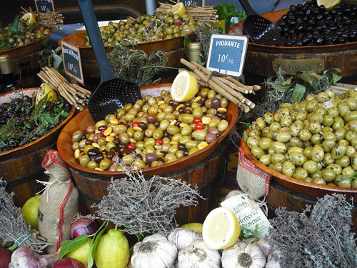 Market produce in Avignon.