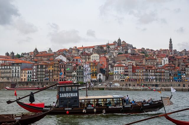 The colorful city of Porto in Portugal.