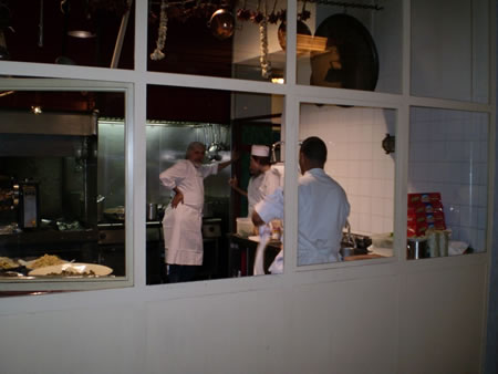 Slow Food in Florence as seen being prepared in the kitchen of Teatro del Sale.
