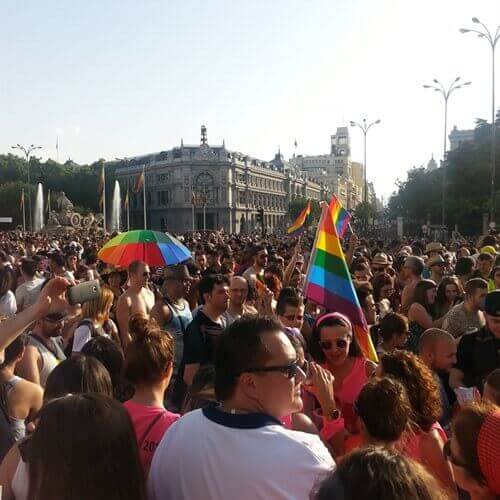 Madrid Gay Pride festival.